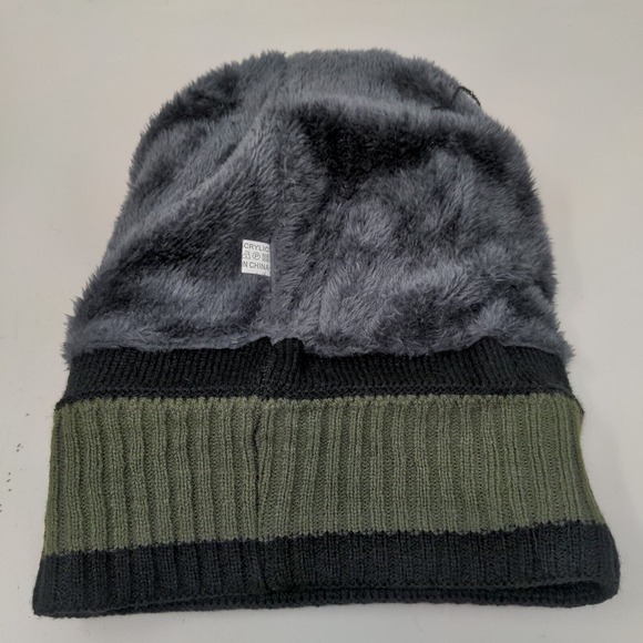 Unbranded Men's Knit Digital Camo Beanie Hat Fleece Lined 100% Acrylic - Picture 7 of 11